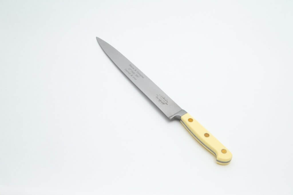 wedding cake knife by William Abdy, Hand Made in Sheffield by Craftsmen, Ivory scales and brass rivets