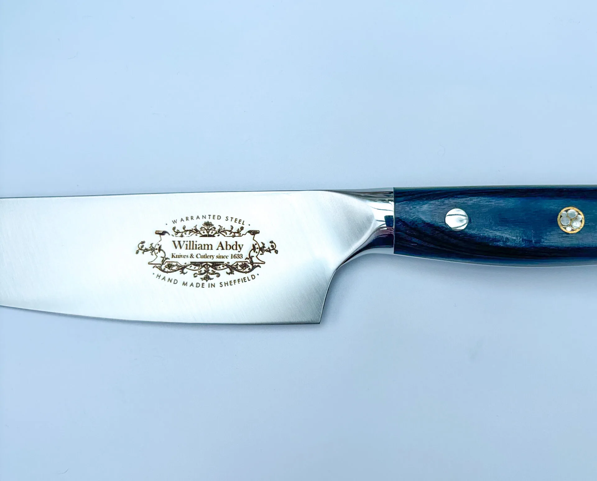 black handle 8" cook's knife