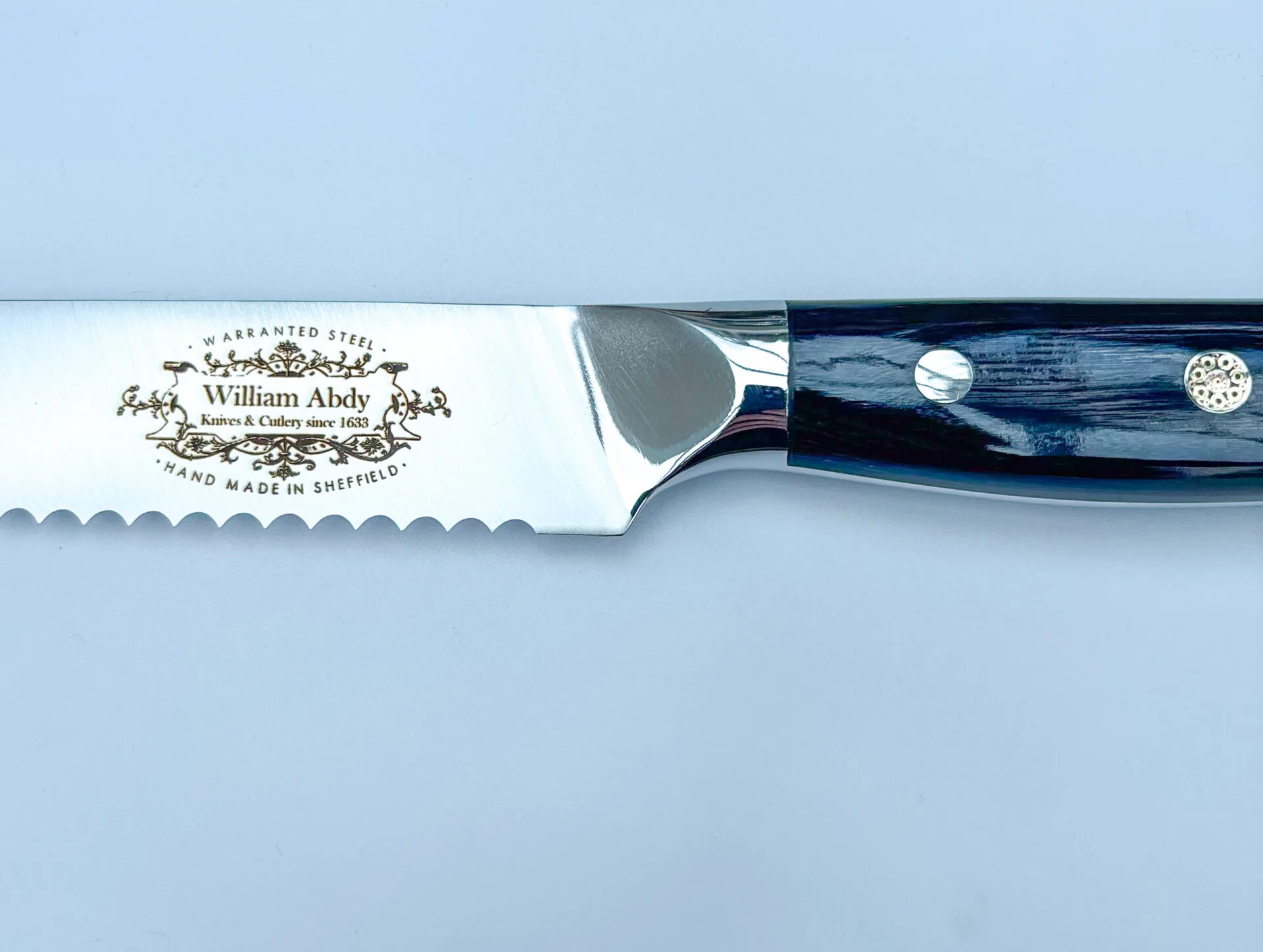 8" bread knife black