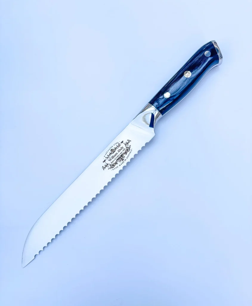 8" bread knife black